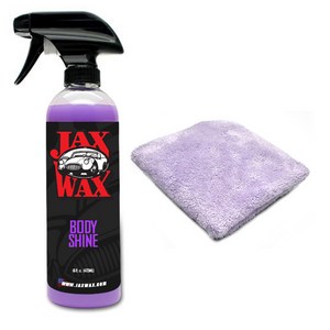 JAXWAX 잭스왁스 바디샤인 쇼룸 퀵디테일러 BS 473ml+드라이뷰 버핑타월, 1개, 473ml