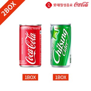 코카콜라 190ml 30입 + 칠성사이다190ml 30입, 60개