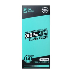 E4A 아미노리젠 재활의학과 연구개발 아미노산 글리신 프롤린 라이신, 98g, 1박스