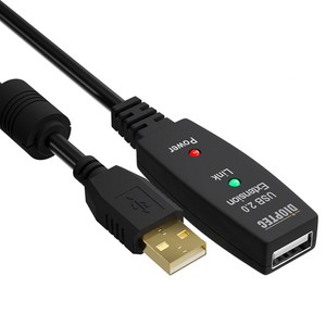 저스트링크 USB2.0 ACTIVE 연장케이블 USB30EXT, 1개, 30m