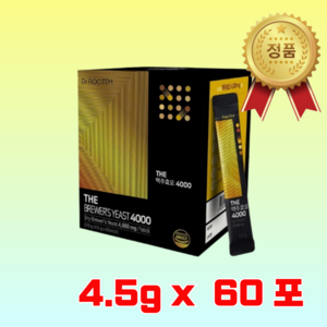 닥터 루템 THE 맥주효모 4000, 1박스, 60회분, 270g