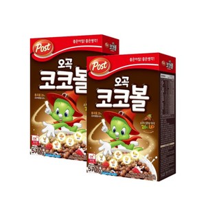 포스트 오곡 코코볼 시리얼, 570g, 2개