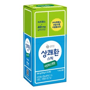 상쾌환 샤인머스캣맛 숙취해소스틱, 18g, 10개