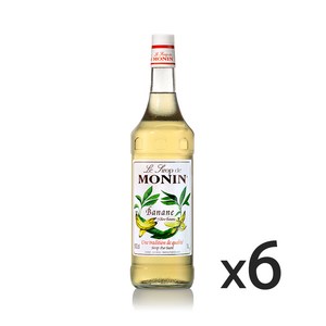 모닌 옐로우바나나시럽1000ml 6개, 1L