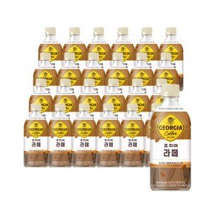 조지아 크래프트 라떼, 470ml, 24개