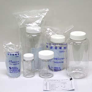 [한성] 무균검체병 500ml HSB015 (100개입/1BOX) - 식품 수질검사용 소모품, 100개
