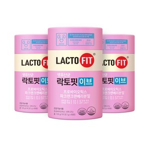 종근당건강 락토핏 이브 60포 3개, 120g