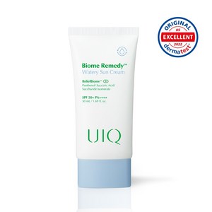 UIQ 바이옴 레미디 수분 선크림 Biome Remedy™ Watey Sun Ceam, 50ml, 1개