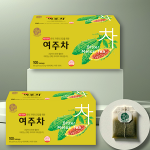 송원 우리차 여주차 100T, 800mg, 100개입, 2개