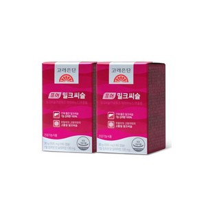 고려은단 퓨어 밀크씨슬 500mg 60캡슐 2통 4개월분, 60정, 2개