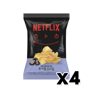 넷플릭스 트러플감자칩 봉지스낵 60g x 4개