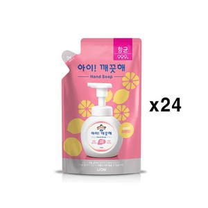 아이깨끗해 핸드워시 레몬향 리필, 200ml, 24개