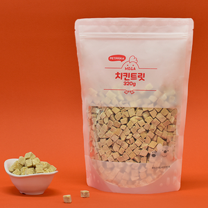 펫프리카 동결건조 메가 트릿 대용량 고양이 강아지 간식, 1개, 320g, 치킨