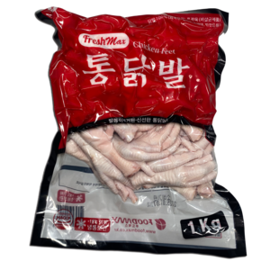 프레쉬맥스 닭발 원료 통닭발 1Kg, 1개