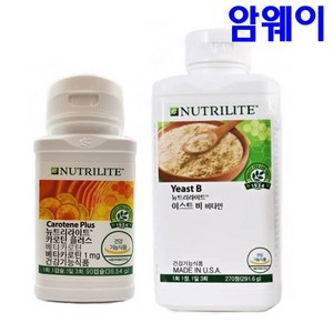 Amway 암웨이 눈관리 영양제 2종 카로틴 플러스 +이스트 비 베타카로틴 비타민비, 1개, 90정