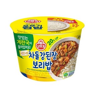 오뚜기 컵밥 차돌 강된장 보리밥, 310g, 6개