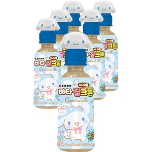 비타잘크톤 시나모롤 산리오 음료수, 220ml, 6개