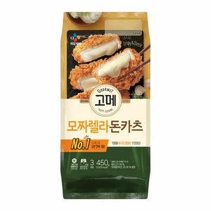 CJ 고메 바삭튀겨낸 돈카츠 모짜렐라 450gx2개, 450g, 2개