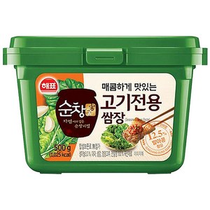 해표 순창궁 고기전용쌈장, 500g, 17개