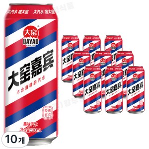 터보마켓 중국 따야오 탄산 음료 DAYAO 사이다, 10개, 500ml