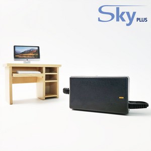 대한민국 SKYPLUS 어댑터 DC 14V2.5A [전원코드일체] A3514 FPN 삼성모니터 호환, 1개, 블랙