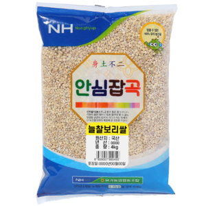 [유가농협] 찰보리쌀 4kg/ 2024년산, 1개, 4kg