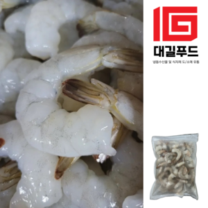 비비수산 흰다리새우 감바스 생 칵테일새우, 1kg (80~99미) 소, 1개