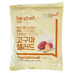 제이케이푸드 동원 비셰프 고구마 샐러드 1kg 냉장 고구마 콘 샐러드, 1개