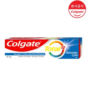 콜케이트 토탈 프로페셔널 클린 치약, 110g, 2개