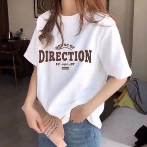 여성 티셔츠 반팔 루즈핏 스타일리쉬 슬림핏 티셔츠 상의 Women's T-shirts