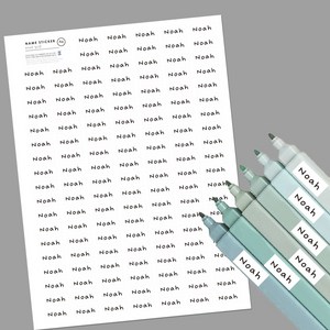 루키마켓 방수 네임스티커 종합이름표 어린이집 유치원, 6심플무지, A4, 화이트