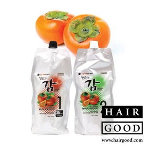 젤존 감 트리트먼트 칼라 크림 500g 새치염색약 NO PPD 컬러 흑색 어두운갈색 자연갈색 염모제, 5N(자연갈색), 1세트