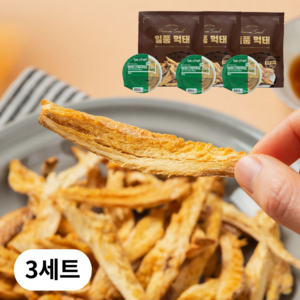 속까지 바삭바삭 완전건조 안주 먹태, 3개, 55g