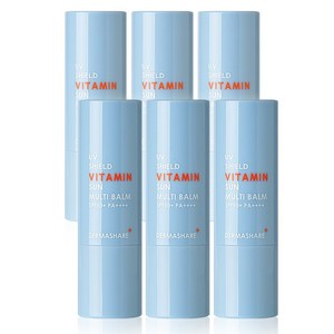 더마쉐어 유브이 쉴드 비타민 선 멀티밤 SPF50+ PA++++, 11g, 6개