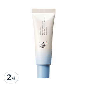 [NEW] 조선미녀 맑은쌀선크림 아쿠아프레쉬, 2개, 50ml
