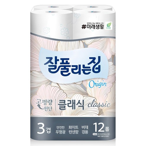 잘풀리는집 3겹 클래식 화장지