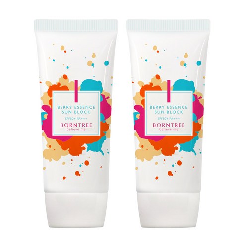 본트리 베리 에센스 선블럭 SPF50+ PA++++, 50ml, 2개
