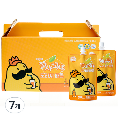 꼬샤꼬샤 도라지 배즙 스파우트형, 2.2L, 140개