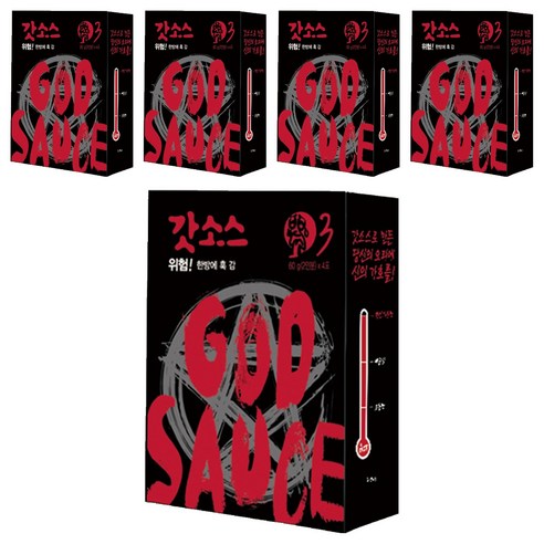 갓소스 만능양념소스 3단계 시그니처 매운맛, 60g, 20개