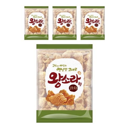 청우식품 왕소라형 과자