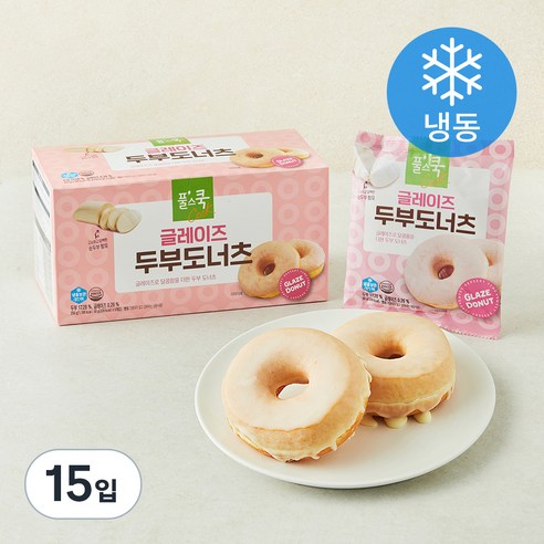 [로켓프레시] 풀스쿡 글레이즈 두부도너츠 (냉동)