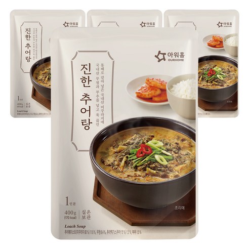 아워홈 추어탕, 400g, 4개