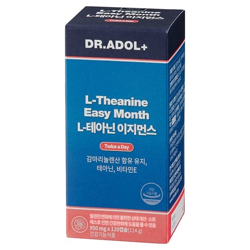 닥터아돌 L-테아닌 이지먼스 월경전 불편함, 120정, 1개