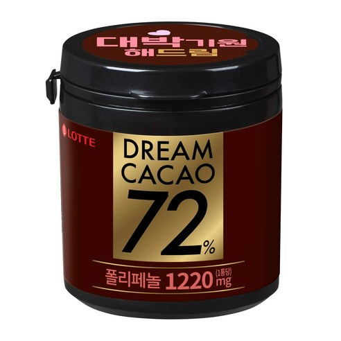 롯데웰푸드 드림카카오 72%