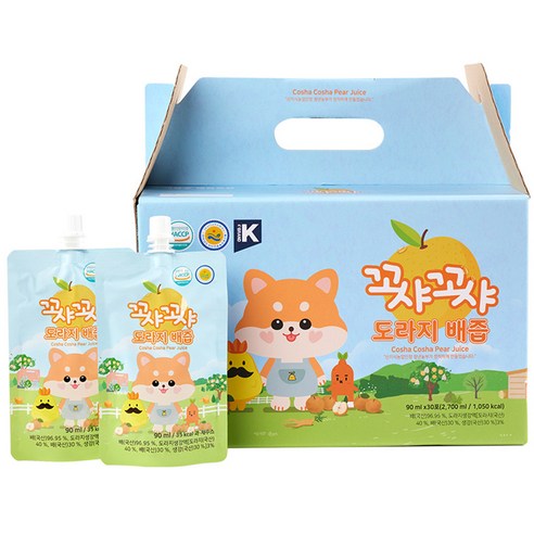 꼬샤꼬샤 도라지 배즙 스파우트형