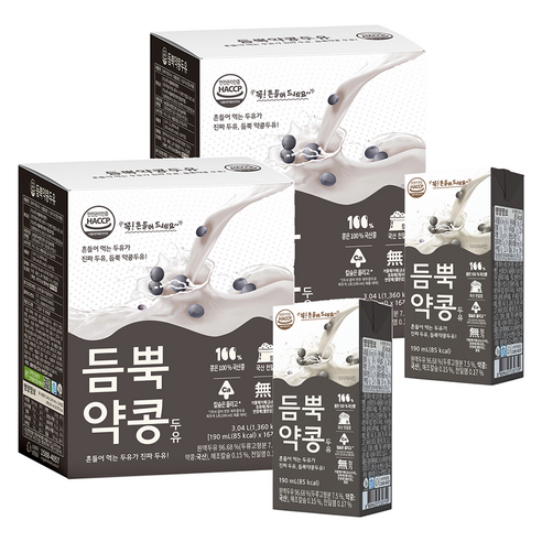 유기농마루 듬뿍약콩 두유