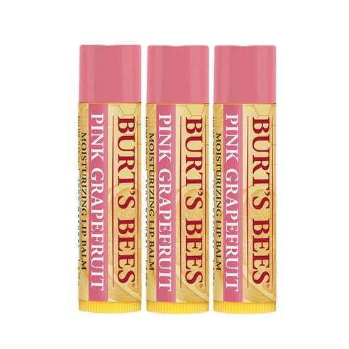 버츠비 모이스춰 라이징 립밤, 핑크 그레이프 후르츠, 4.25g, 3개