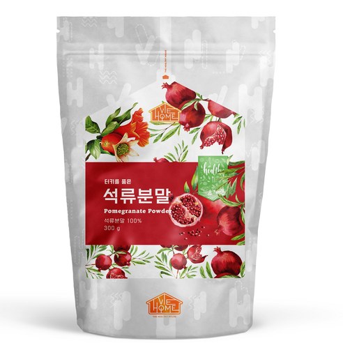 건강한우리집비옴 터키를 품은 석류 분말 가루, 1개, 300g