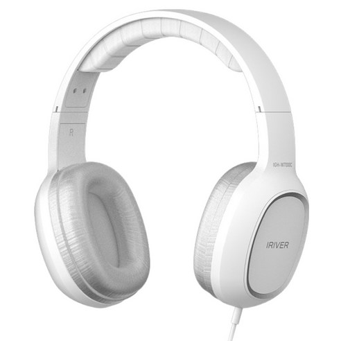 아이리버 C타입 스테레오 유선 어학용 게이밍 헤드셋 + USB 변환젠더 세트, 화이트, IGH-W7000C
