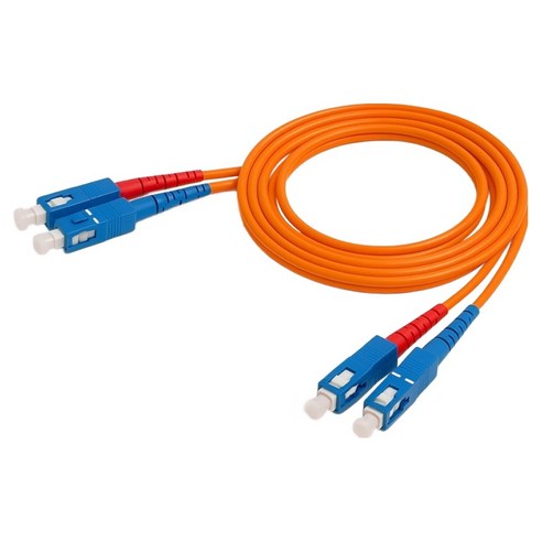 디옵텍 광점퍼코드 SC-SC 멀티모드 광케이블 SC-SC-2C-MM-5M, 오렌지, 1개, 5m